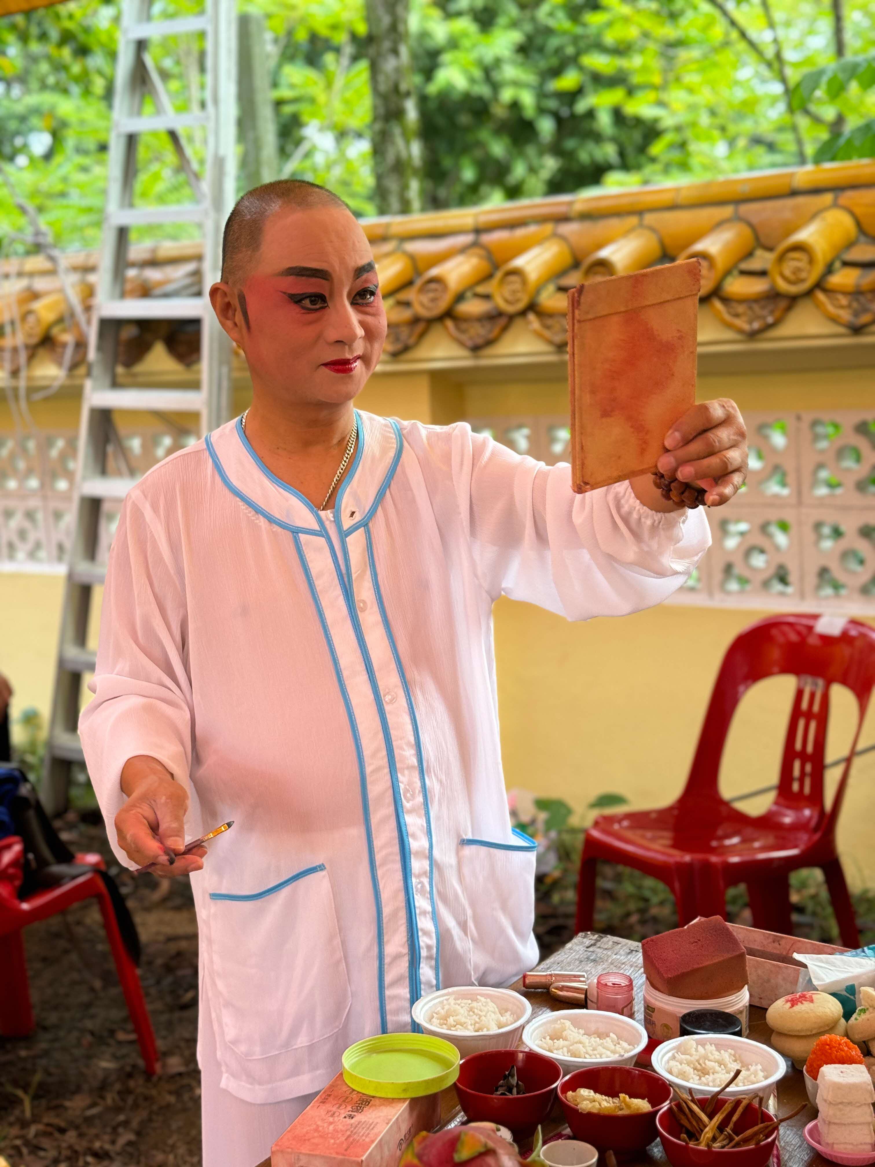 The actor playing Mulian, 2024.